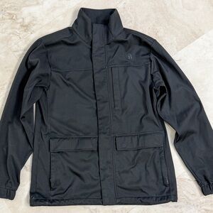The North Face Black Jacket Men’s Medium Lightweight Zip Up Coat Outdoor
